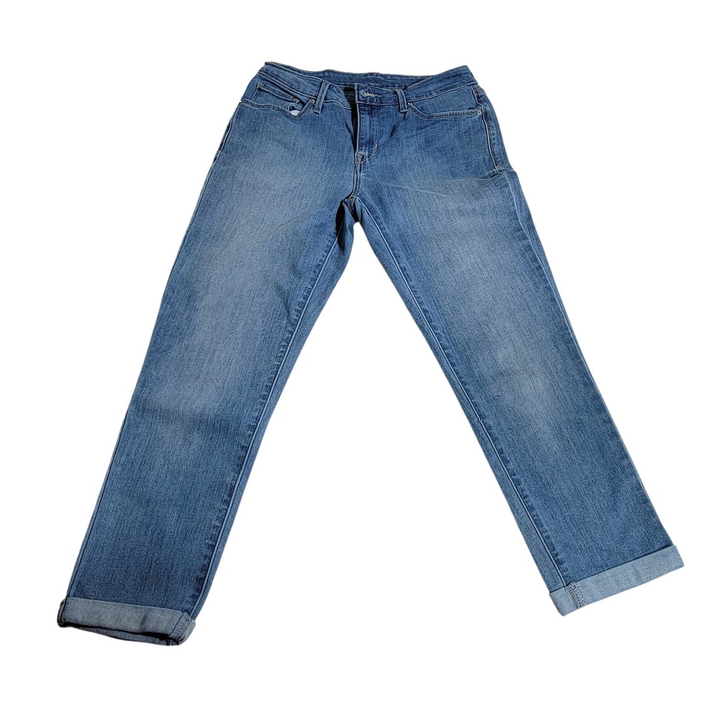 Levis 712 Slim Jeans Womens 28 Medium Wash Blue Stretch Mid Rise Denim Pants